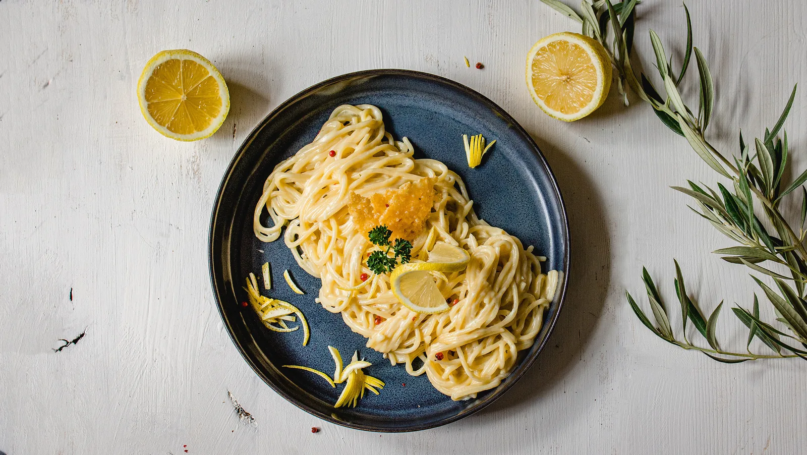 Zitronen-Spaghetti